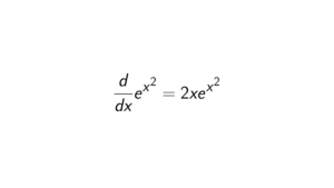 Read more about the article What is the derivative of e^x^2?
